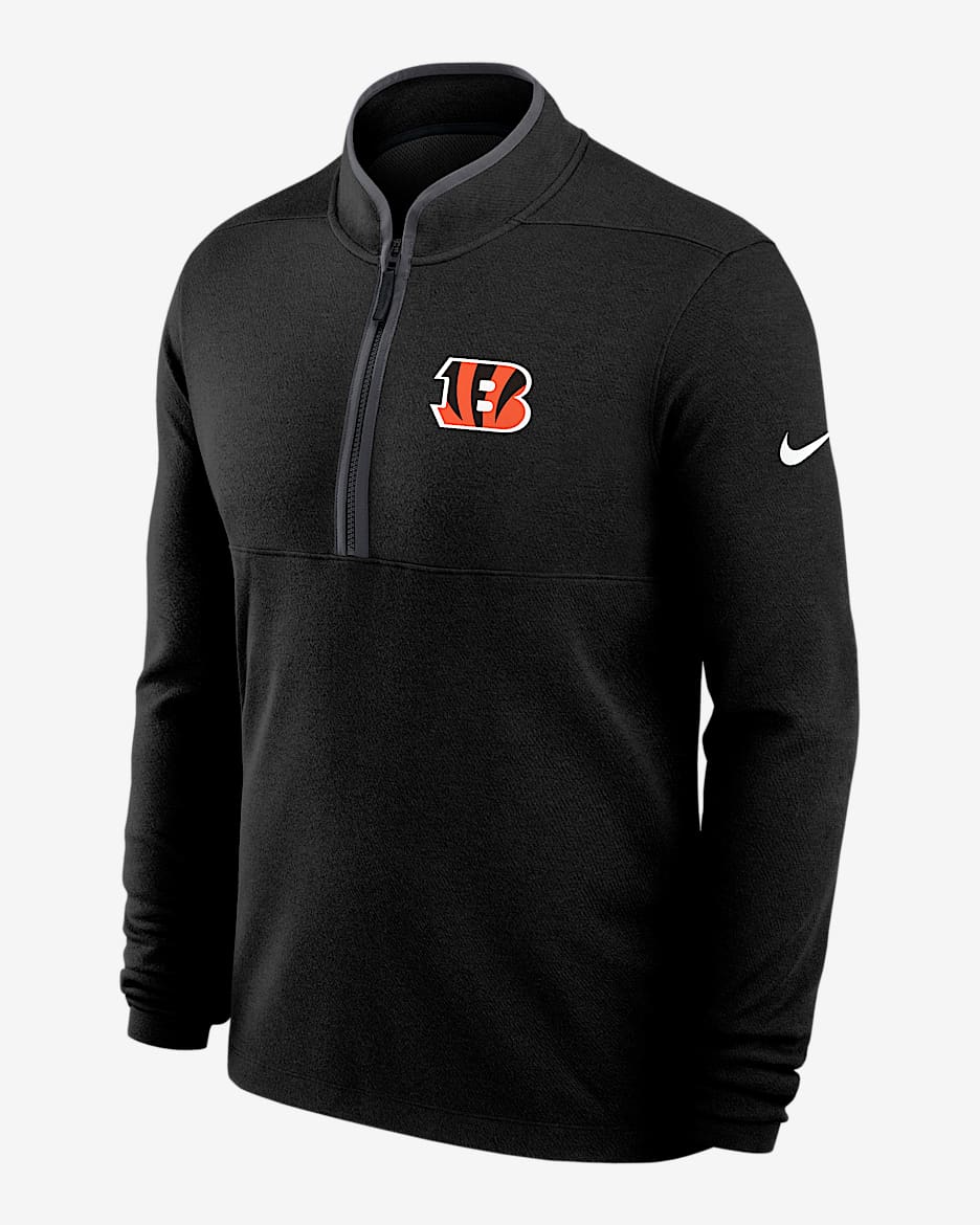 Cincinnati Bengals Logo Victory Men's Nike Dri-FIT NFL 1/2